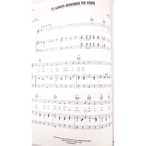 Vintage Romance Romance Vocal Selections Songbook Musical Harman Bakula 1988 - Picture 8 of 9